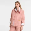 Pink Tea – Überfärbte Baumwolljacke