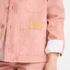 Pink Tea – Überfärbte Baumwolljacke