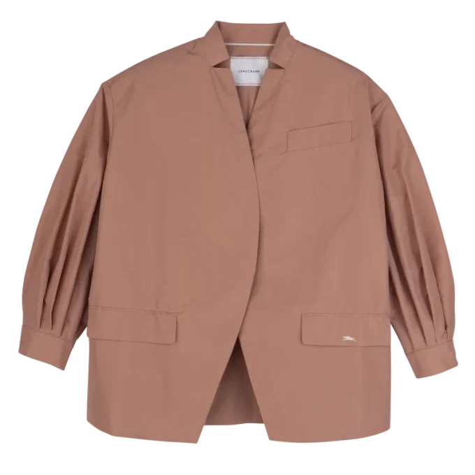 Pink Tea – Kimonojacke aus technischem Taft