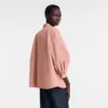 Pink Tea – Kimonojacke aus technischem Taft
