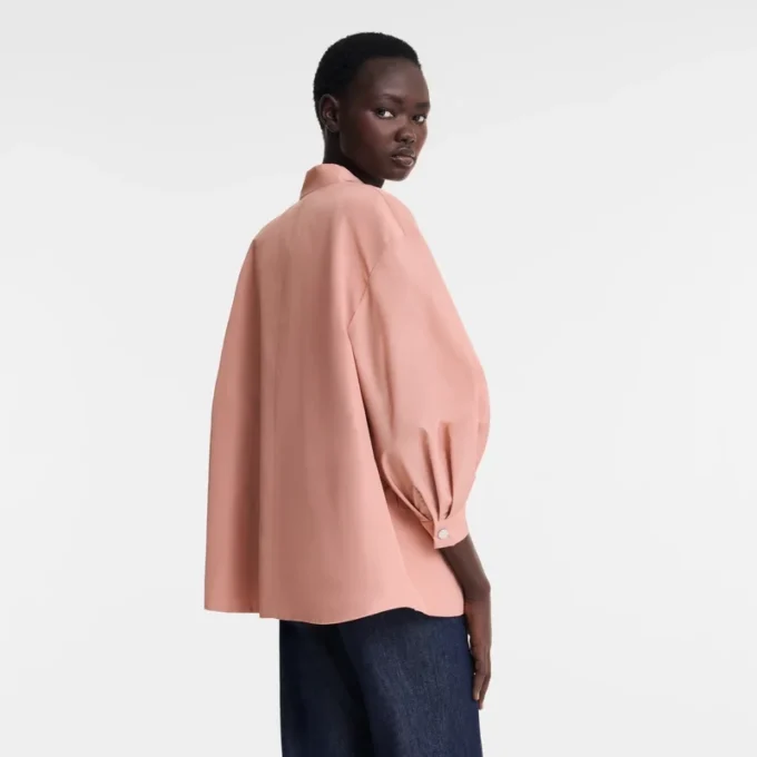 Pink Tea – Kimonojacke aus technischem Taft
