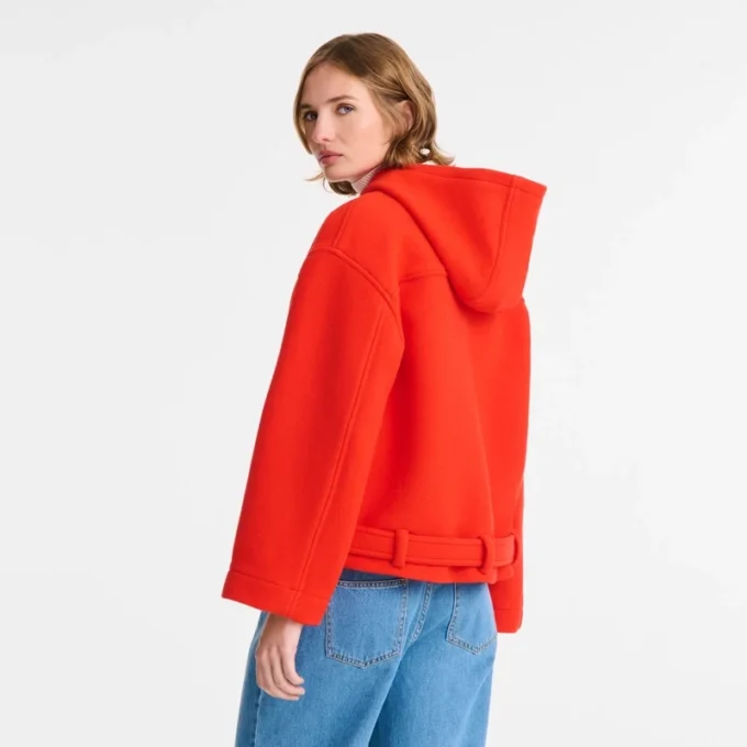 Rot – Jacke aus Wollbroadcloth