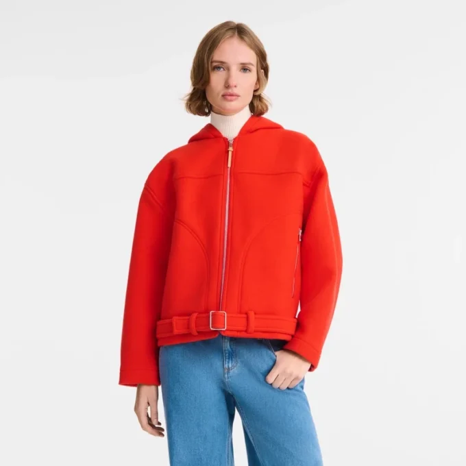 Rot – Jacke aus Wollbroadcloth