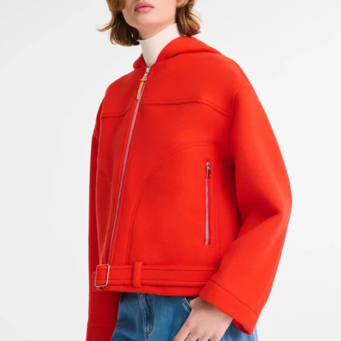 Rot – Jacke aus Wollbroadcloth