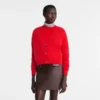 Rot – Strickjacke