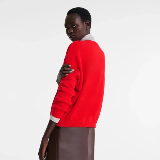 Rot – Strickpullover