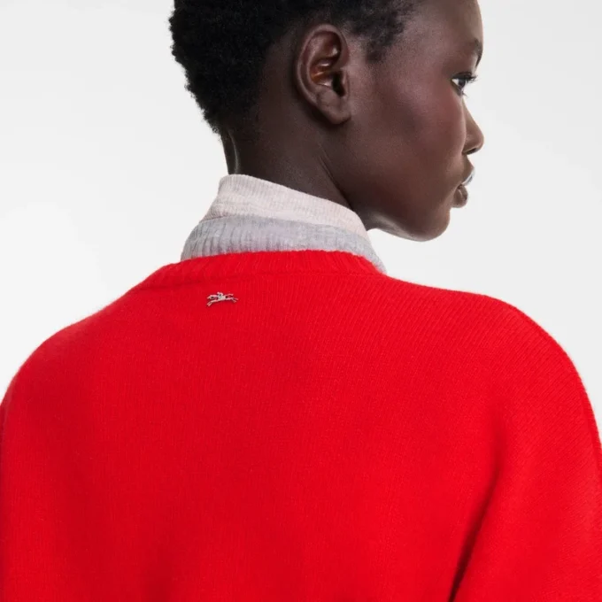 Rot – Strickpullover