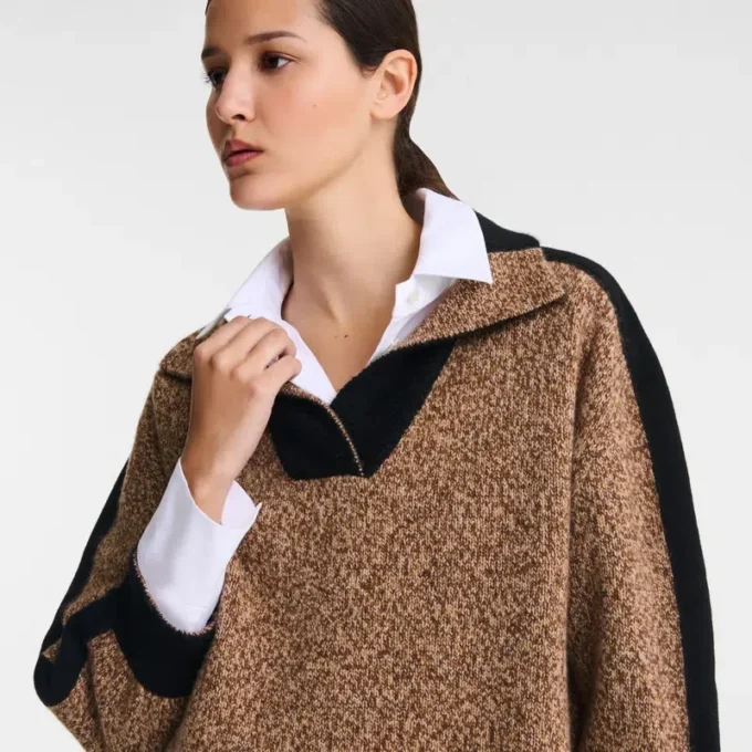 Schokoladenbraun – Strickpullover