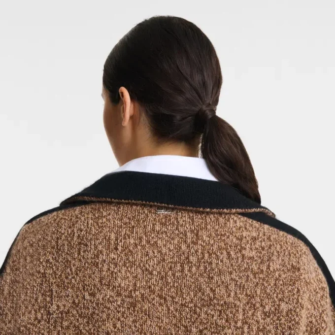 Schokoladenbraun – Strickpullover