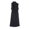 Schwarz – Fließendes Kreppkleid