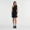 Schwarz – Fließendes Kreppkleid