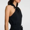 Schwarz – Fließendes Kreppkleid