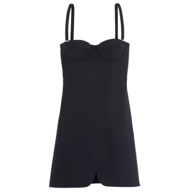Schwarz – Kreppkleid