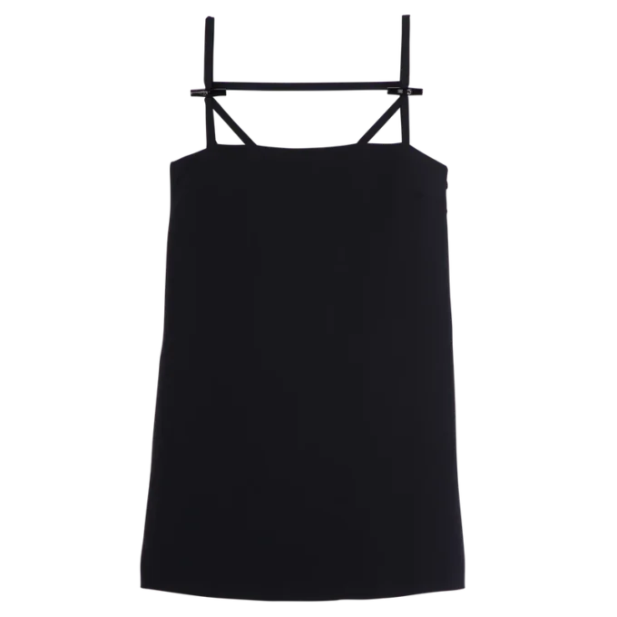 Schwarz – Kreppkleid