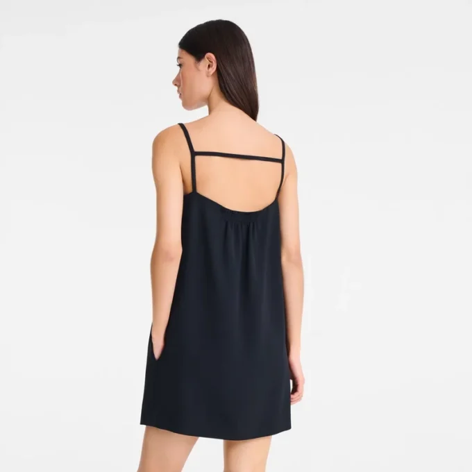 Schwarz – Kreppkleid