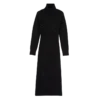 Schwarz – Langes Strickkleid