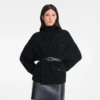 Schwarz – Leder Damen-Gürtel