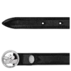 Schwarz – Leder Damen-Gürtel