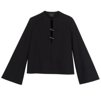 Schwarz – Popeline-Hemd