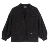 Schwarz – Strick-Kimonojacke