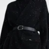 Schwarz – Strick-Kimonojacke