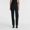 Schwarz – Techno-Satin-Hose