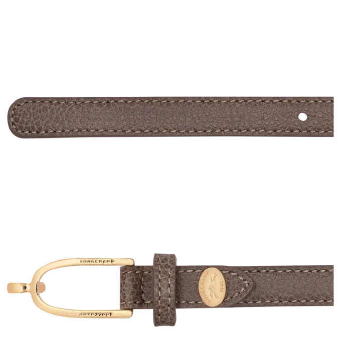 Taupe – Ledergürtel für Damen