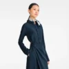 Tintenblau – Kreppkleid