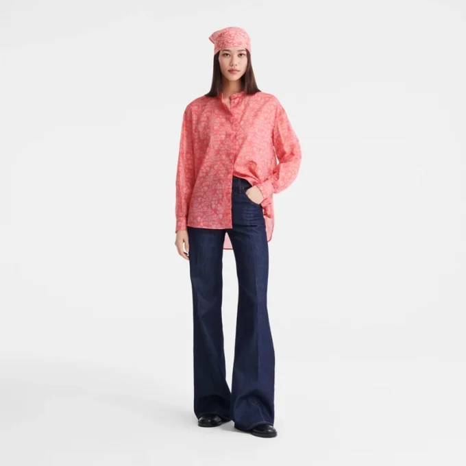 Tomato – Bedrucktes Voile-Hemd