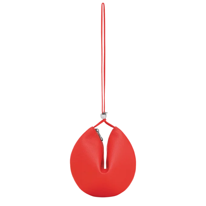Vermilion – Leder-Clutch Le Roseau