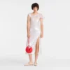 Vermilion – Leder-Clutch Le Roseau