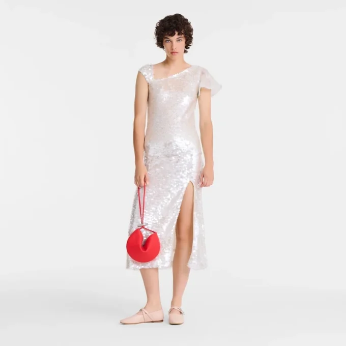 Vermilion – Leder-Clutch Le Roseau