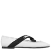 Weiß – Ballerinas aus Leder