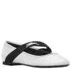Weiß – Ballerinas aus Leder