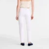 Weiß – Gabardine-Hose