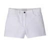 Weiß – Gabardine-Shorts