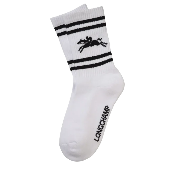 Weiß – Strick-Socken